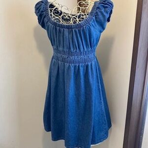 A List Denim Dress